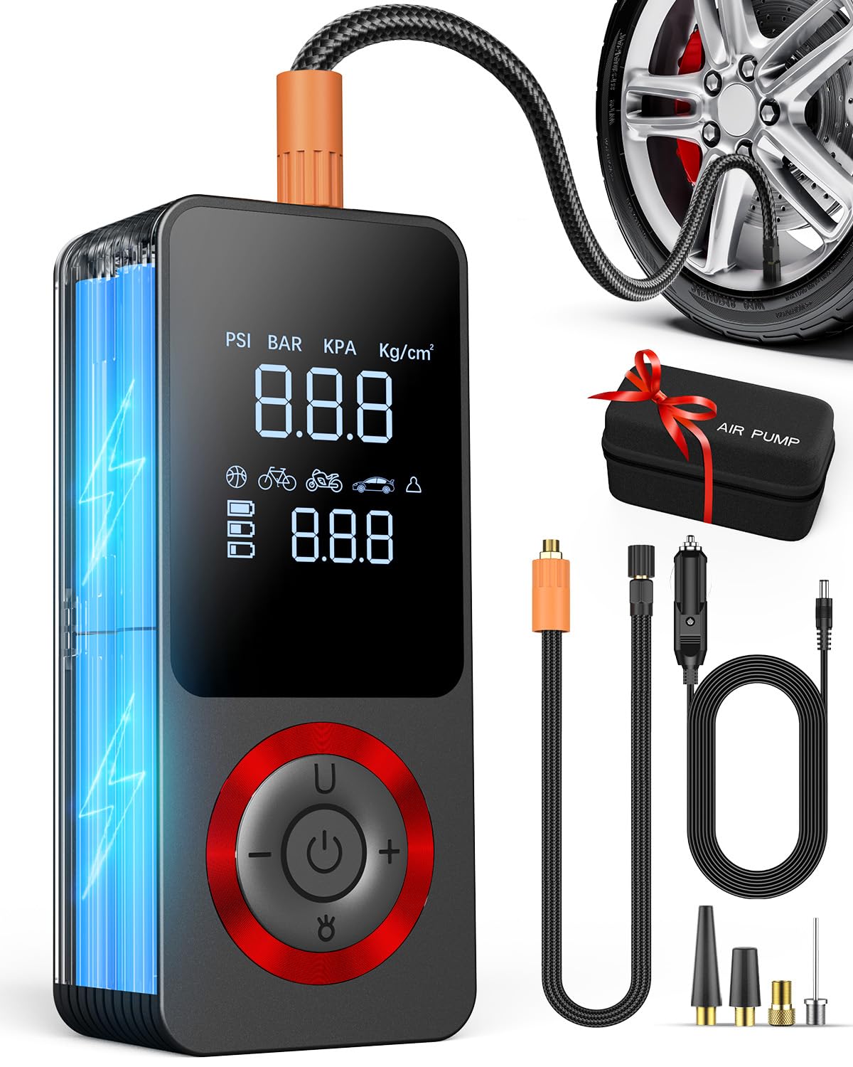 Tire Inflator Portable Air Compressor with Long Runtime - Image 1