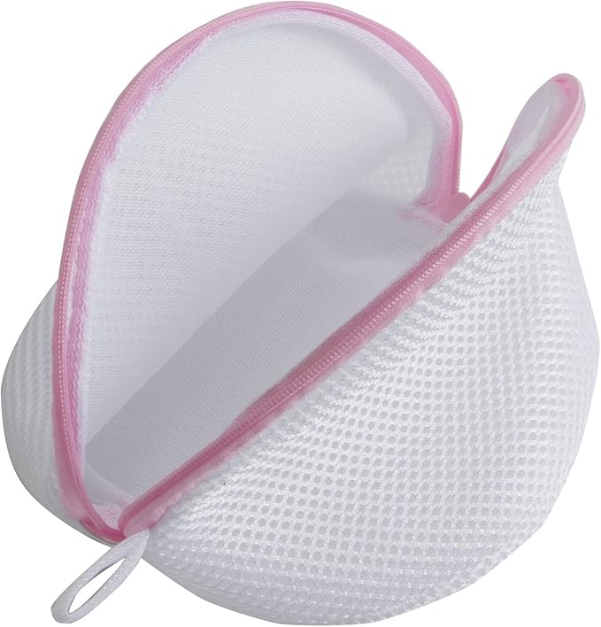 Evriholder Delicate Laundry Bra Wash Bag for Hosiery, Stocking, Underwear, Bra and Lingerie, Intimates, Reusable Travel Wash Bag, White