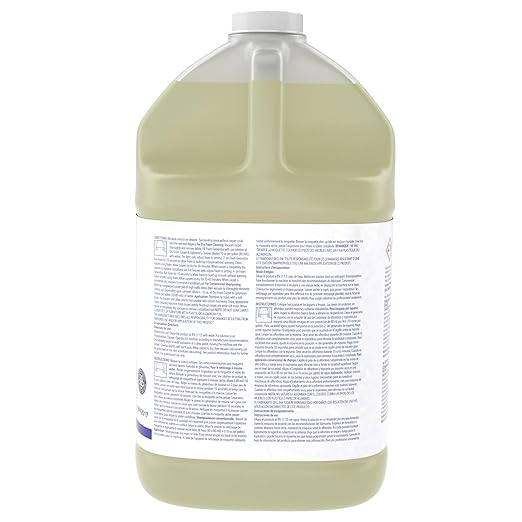 Diversey 9BP92017 Dry Foam Shampoo & Encapsulation Cleaner, Heavy Traffic Neutral Carpet & Upholstery Shampoo, Floral Scent, Concentrate, 1-Gallon