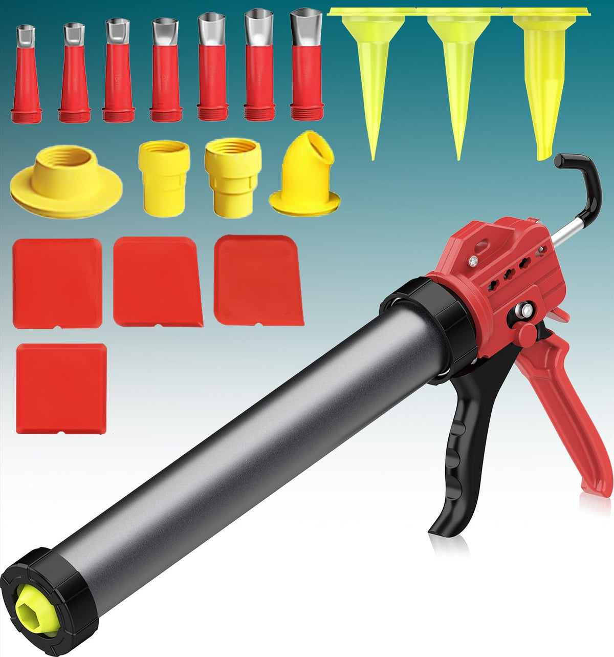 20 oz Sausage Caulk Gun, One-Touch Drip-Free | Effortless - Image 1