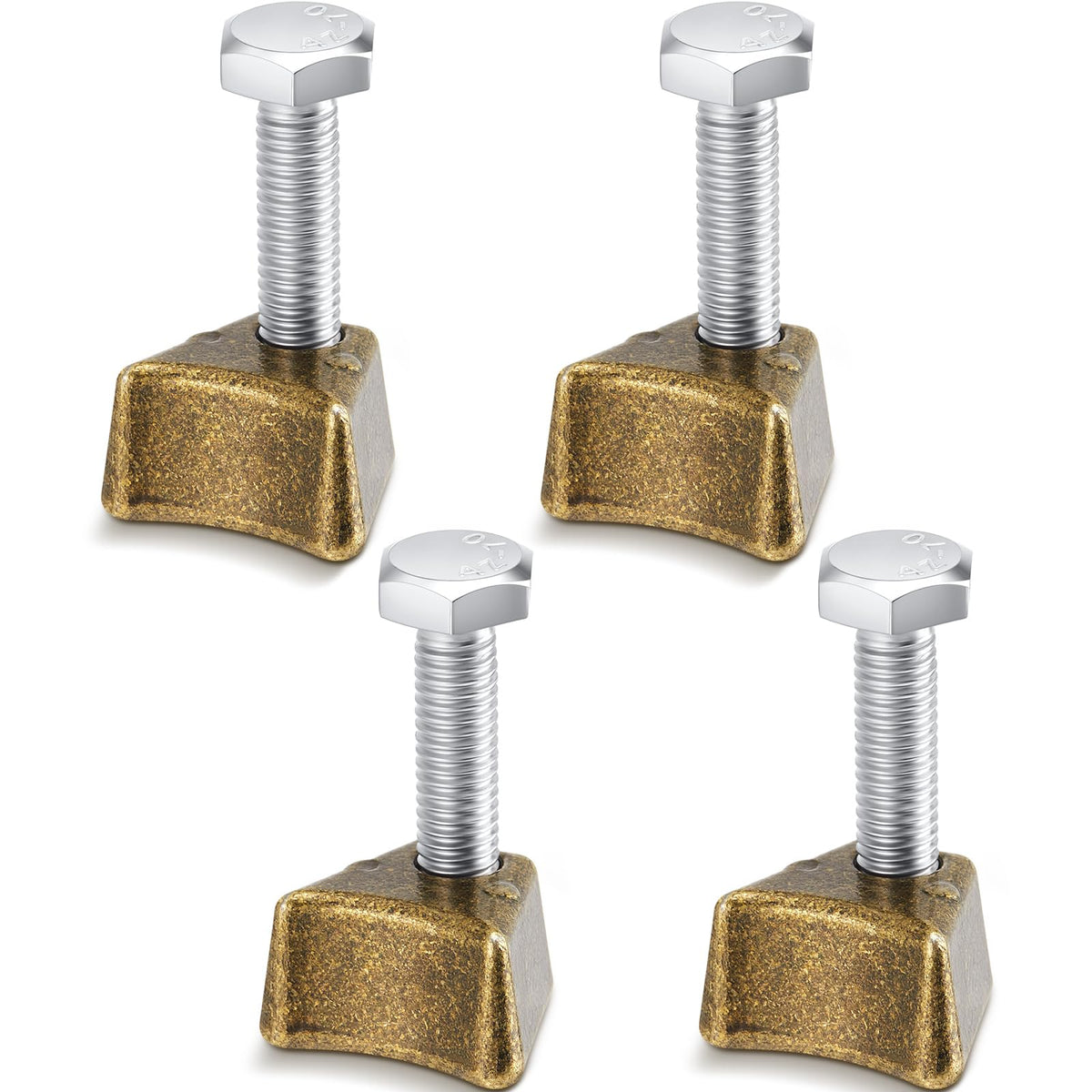 4 Pcs Pool Ladder Anchors Bronze Wedge Assembly Swimming - Image 1