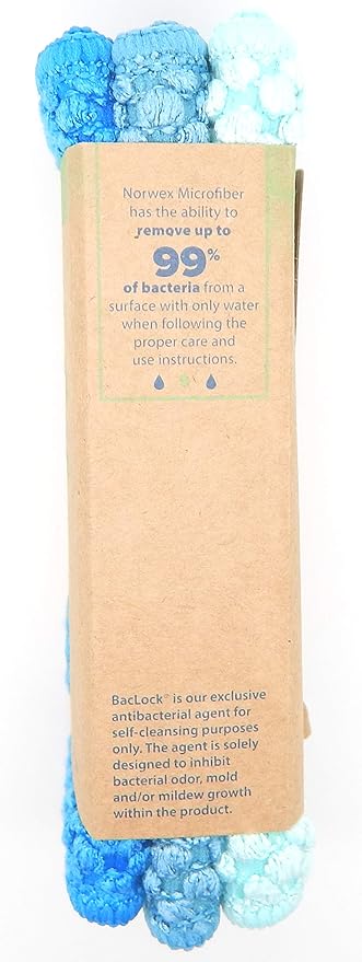 Norwex Counter Cloths, marine, teal, sea mist