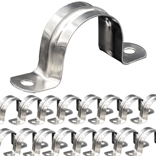 30 Pack M40 (1-1/2") Stainless Steel Rigid Pipe Strap | Hand Tools - Image 1