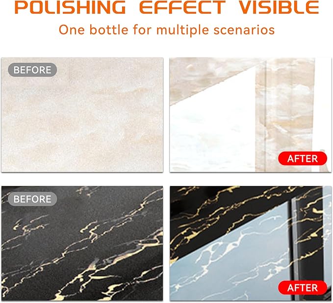 Marble Polishing Powder, Granite Countertop Polish - Suitable for All Kinds of Stone, Countertops, Floors Polishing | Restore and Enhance Stone Natural Brilliance (1 kg)
