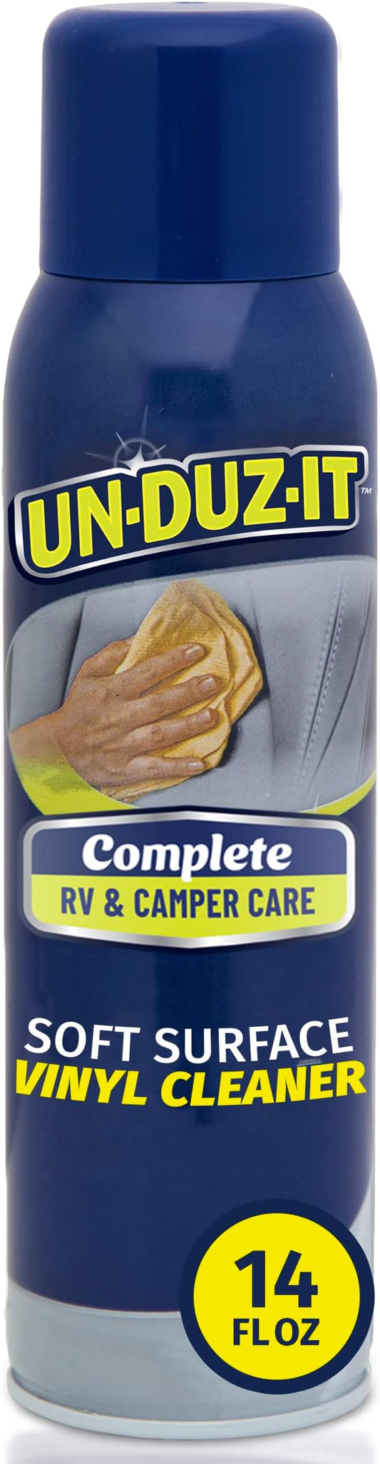 RV Soft Surface and Vinyl Cleaner, Multi-Surface Cleaner and Stain Remover for RVs and Campers, 14 oz Spray Can