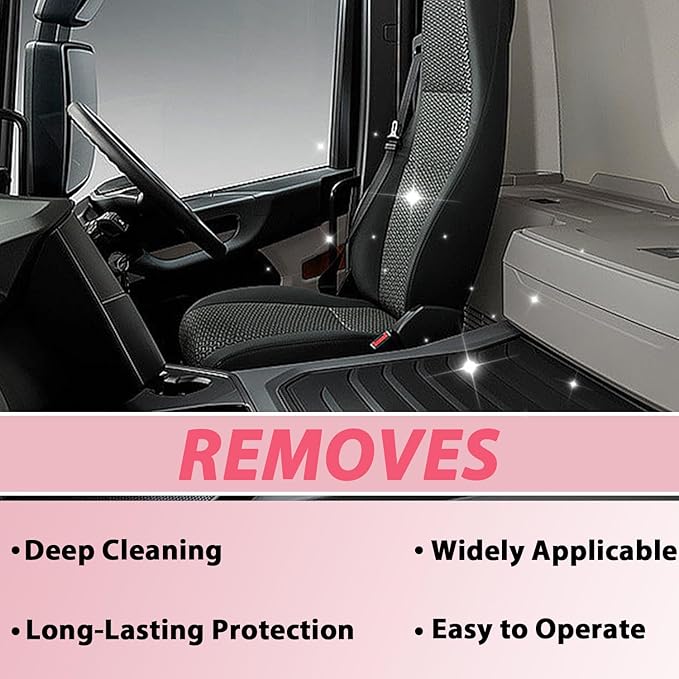 2PCS Polishing Cleaner Car Interior, 2026 Car Interior Cleaner Spray, 100ml Multi-Surface Car Interior Detailing Cleaner Suitable for Cleaning Rubber, Plastic, and Leather Surfaces Inside Vehicles