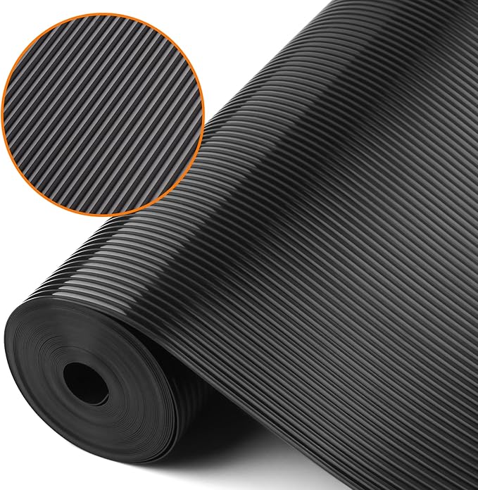 Shelf Liners for Kitchen Cabinets Non Adhesive Drawer Liner EVA Material Cupboard Mat Refrigerator Mats Washable Fridge Liner for Cabinet, Storage and Desks 17.3 x 385.8 Inches