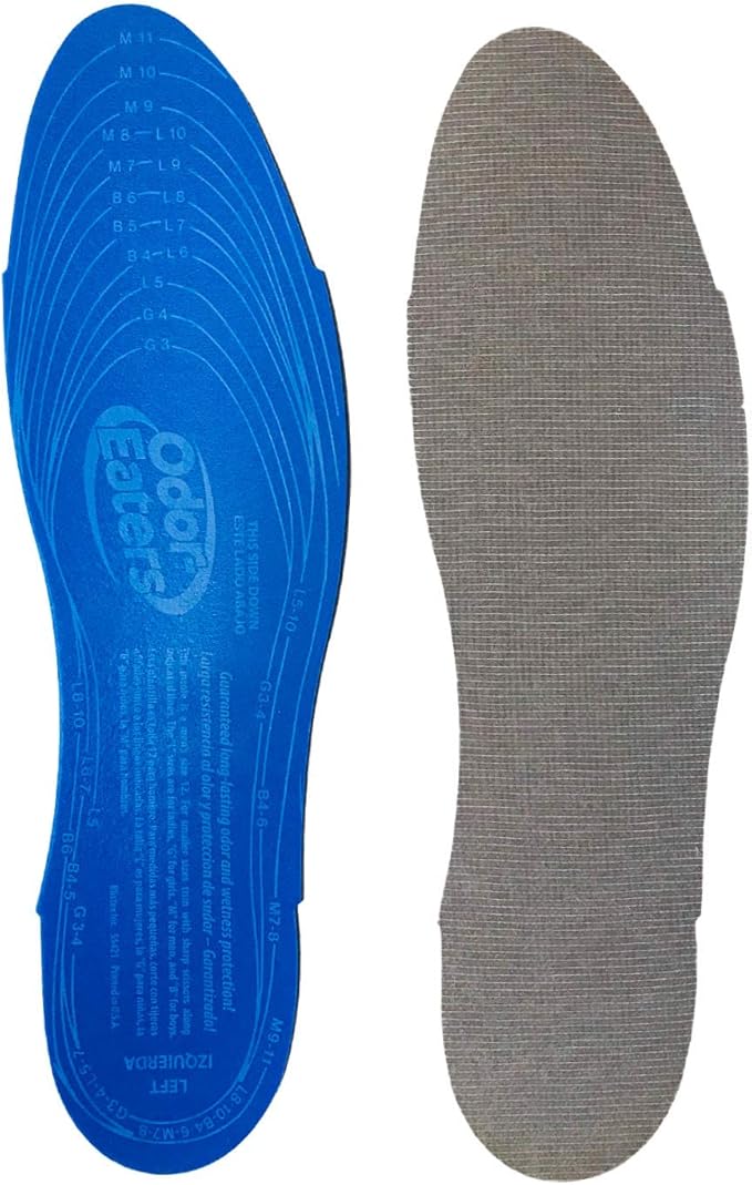 Dr. Scholl's ODOR-X FOOT ODOR PROBIOTIC SPRAY, 4 oz // Immediately Eliminates The Worst Odors & Odor-Eaters Blue Unisex Shoe Insoles, Control Odor and Wetness