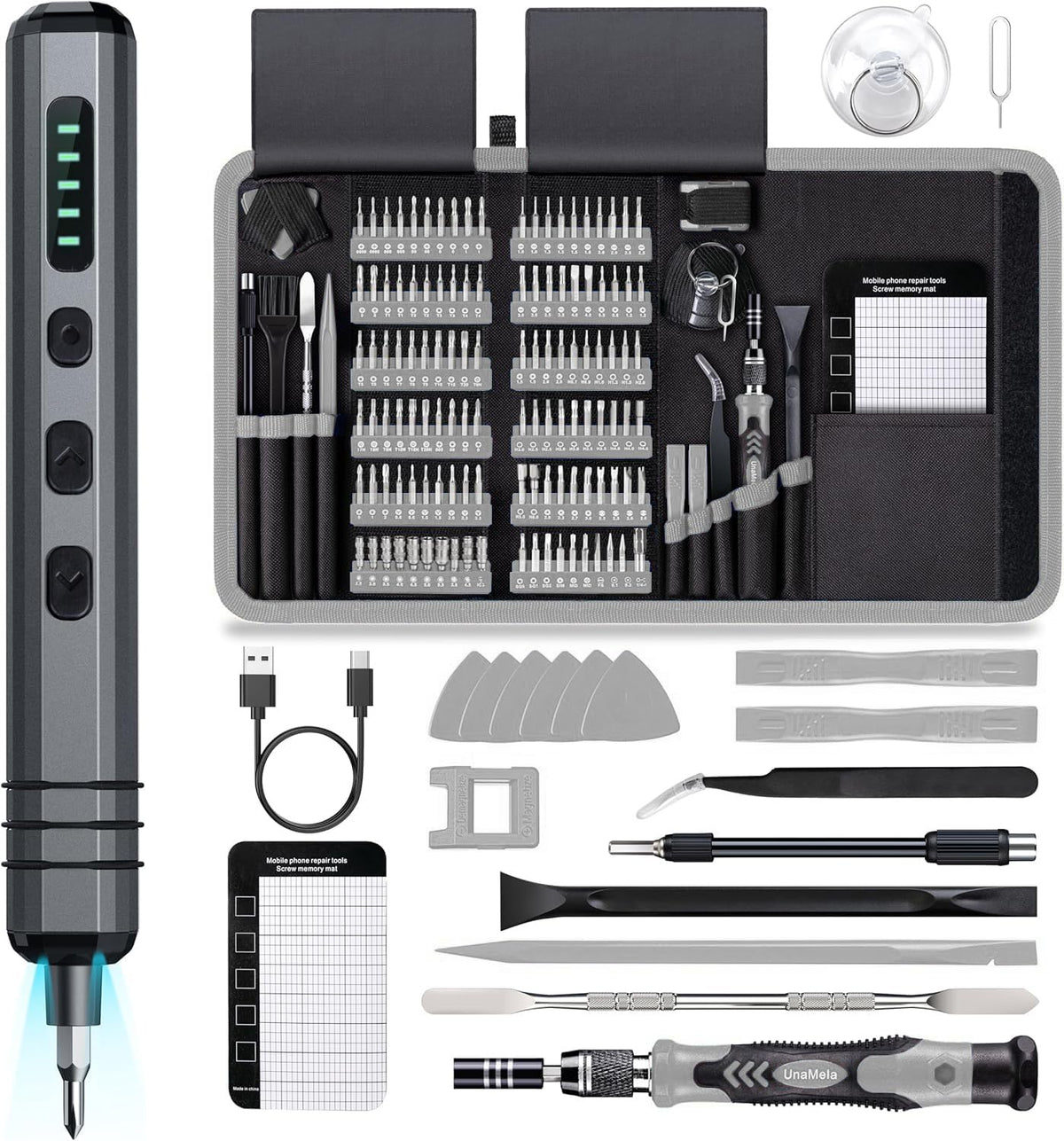 Mini Electric Screwdriver Set 140-IN-1: Small Electric | Hand Tools - Image 1