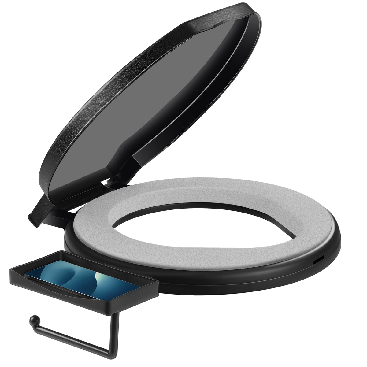 TRIPTIPS Portable Toilet with Soft Cushion, 5 Gallon - Image 1
