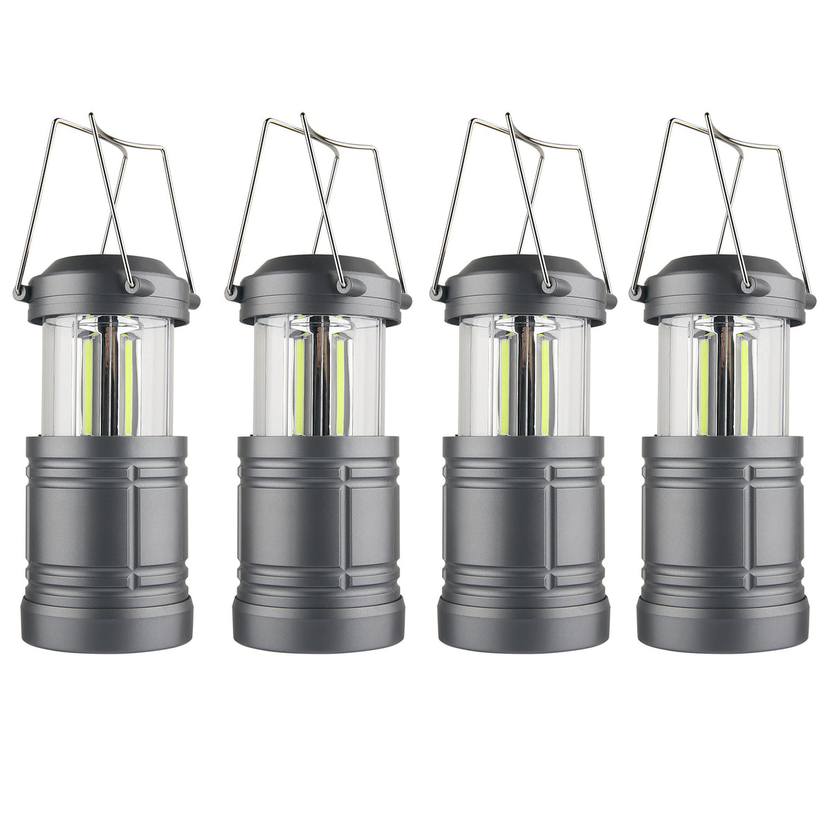 LED Camping Lantern, Battery Powered Hanging Lantern - Image 1