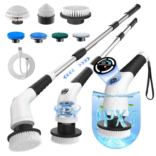 Electric Spin Scrubber, Cordless Cleaning Brush with 180 - Image 1