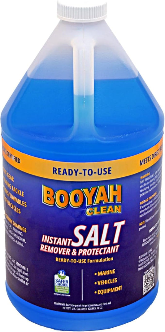 Booyah Clean Instant Salt Remover & Protectant READY-TO-USE - Perfect to Wash Salt Away, Prevent Saltwater Corrosion, EPA Safer Choice Direct Release