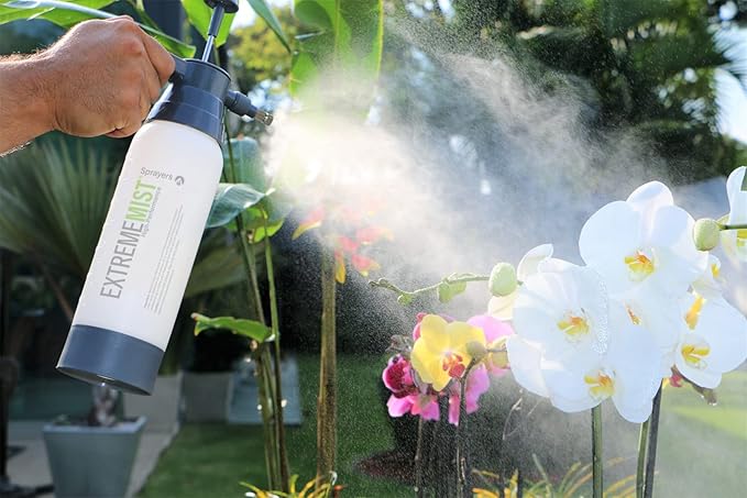 ExtremeMist® Plant Care Starter Kit — 20oz + 32oz Continuous Pressurized Mist Spray Bottles for Foliar Feeding, Nutrient Conditioning & Indoor/Outdoor Plant Care | Professional Garden & Flower Mist Sp