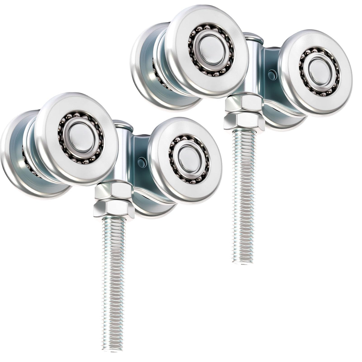 2Pcs Heavy Duty Barn Door Rollers - Sliding Door Rollers - Image 1