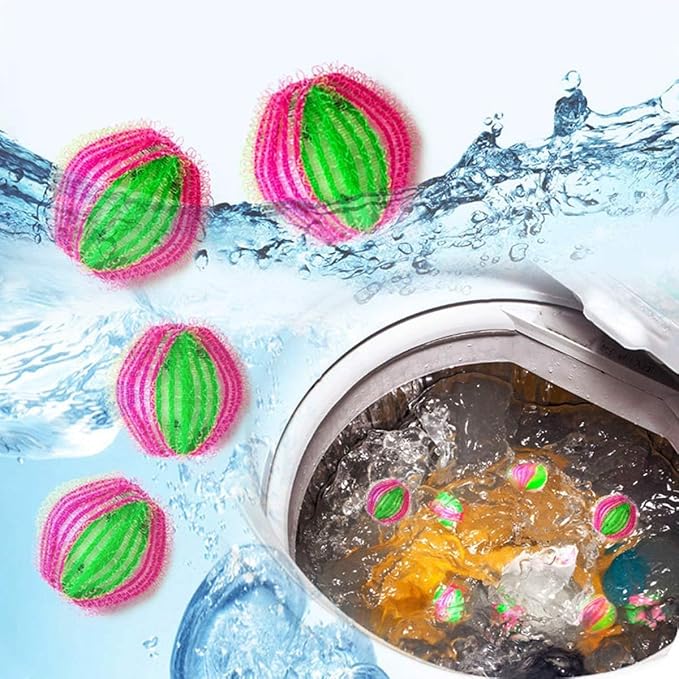 12 PCS Pet Hair Remover for Laundry, Fur Ball Laundry Pet Hair Remover, Say Goodbye to Dog & Cat Hair on Clothes! Reusable Fur Catcher for Washer, Won’t Damage Fabrics