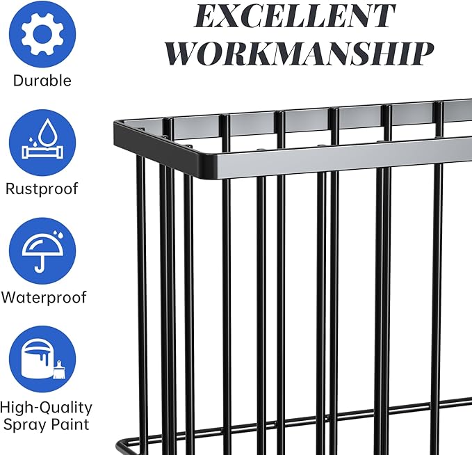 NiHome Cabinet Door Lid Organizer 2-Pack, Cabinet Organizers and Storage, Compact Design for Space Optimization-Over the Cabinet Door Organizer for Diverse Storage Solution