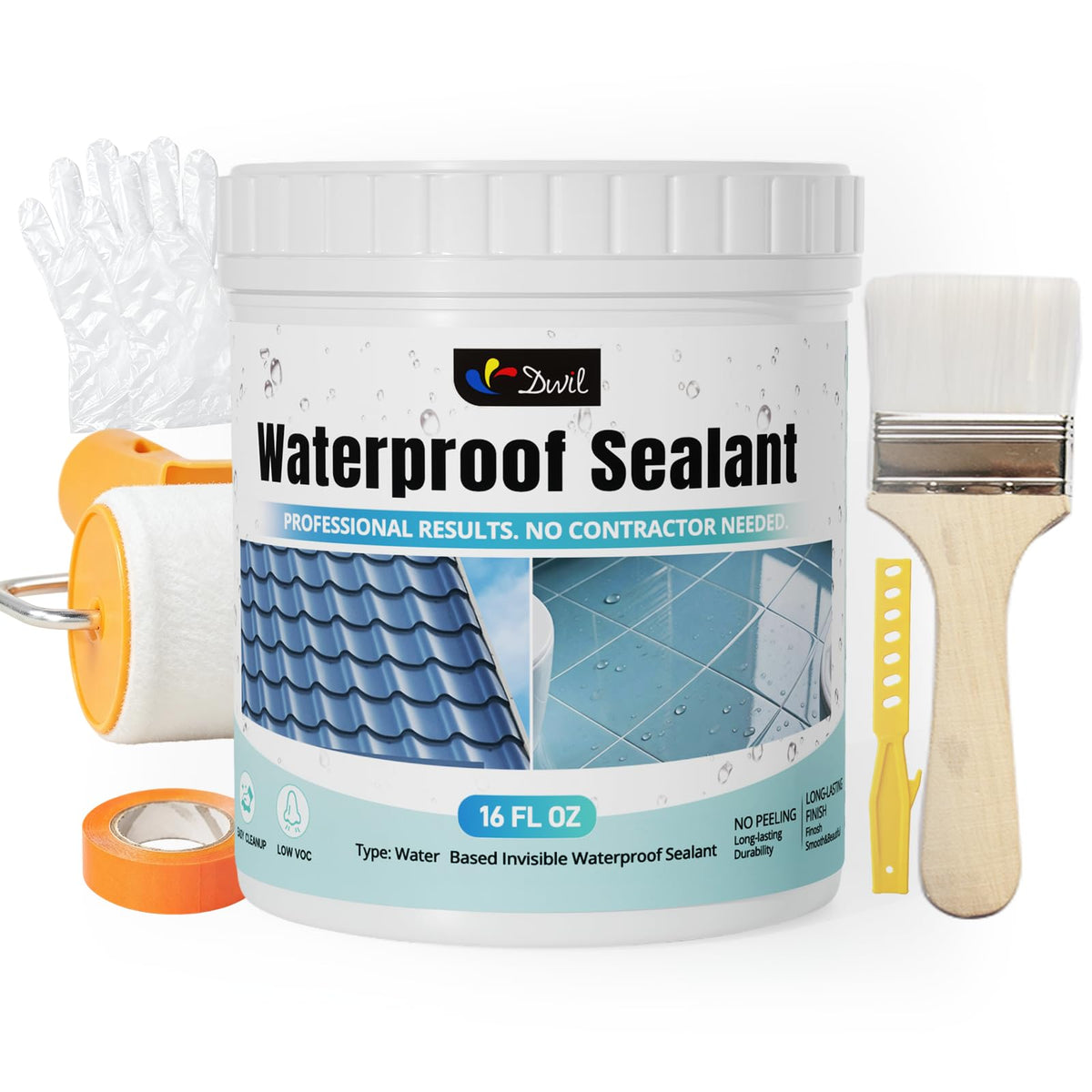 Transparent Waterproof Sealant Clear Leak Repair Coating - Image 1