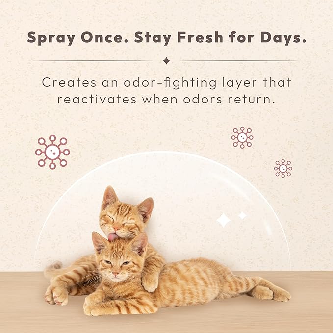 Pet Odor Eliminator Spray – Instantly Destroys Odors & Pet Smells by Ti-Oxy™ Technology. Non-Toxic, Fragrance-free & Pet-Safe Odor Neutralizer. Works on Urine Odors, Litter Boxes & Carpets – 10oz