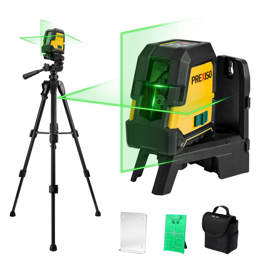 PREXISO Laser Level with Tripod, 100Ft Rechargeable Dual - Image 1