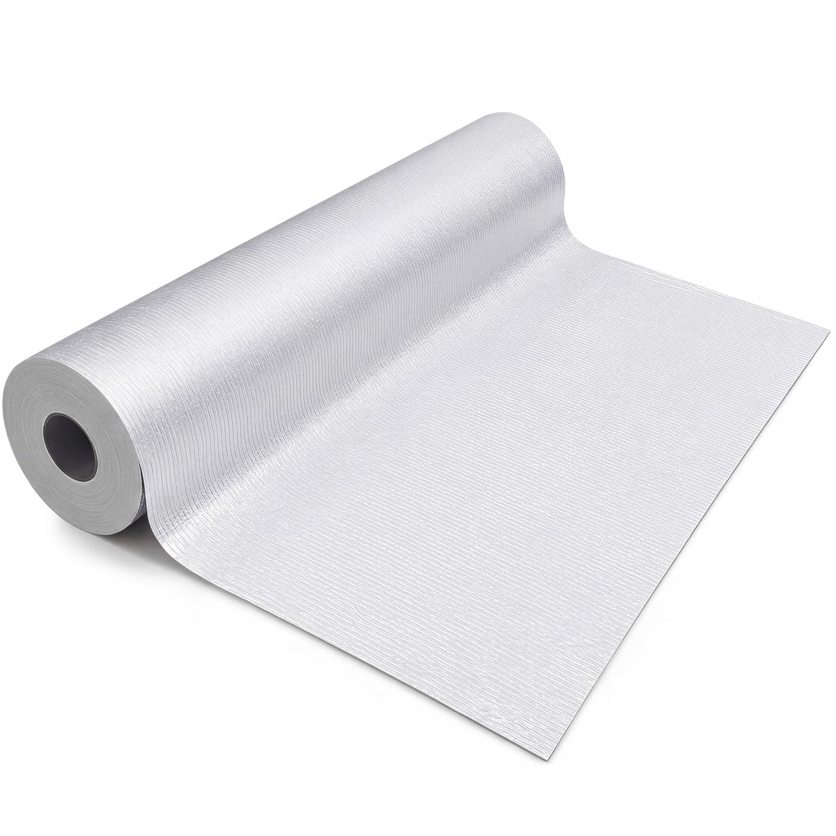 Gueevin 35.5 Inch X 32.8 Feet Self Stick Roll Roofing, Aluminum - Image 1
