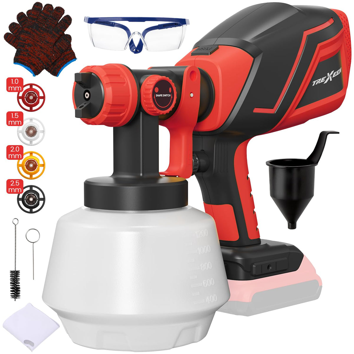 Cordless Paint Sprayer for Mwk M18 18V Batteries,Electric - Image 1