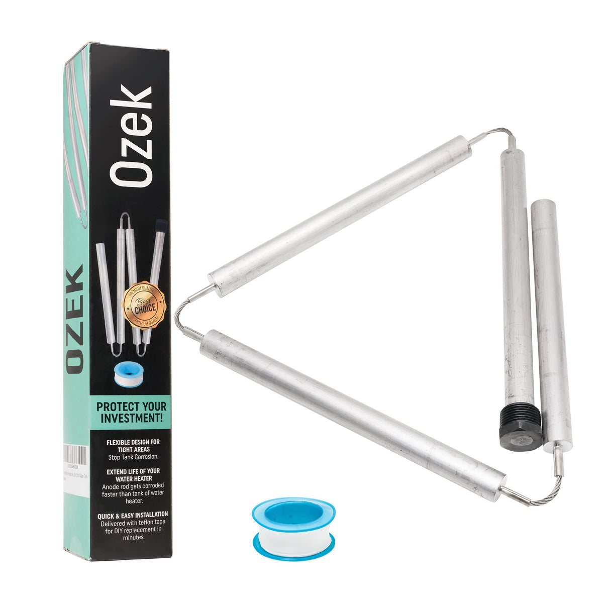 Anode Rod for Hot Water Heater - 44 in Segmented Magnesium Anode - Image 1