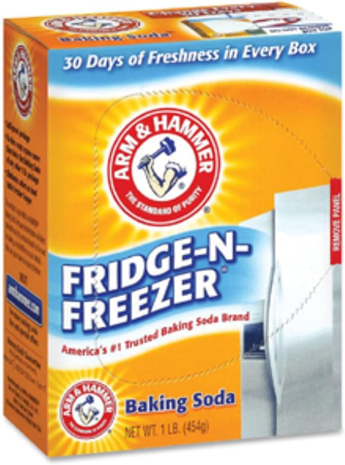 Arm & Hammer Fridge-N-Freezer Pack Baking Soda, Unscented, 16 Oz, Powder