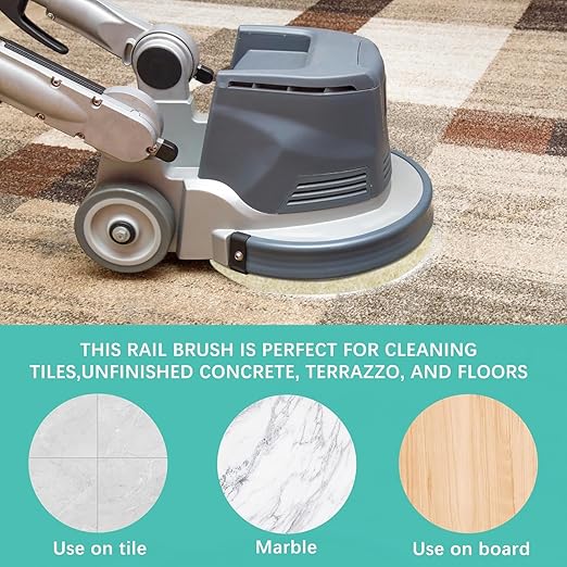 12" Scrubbing Disc for Oreck ORB550MC Orbiter Floor Machine,2 PCS Floor Buffer Pad Fits for Tile and Vinyl,Polishing Pads for ORB550MC Oreck Commercial Orbiter Hard Floor Cleaner Machine
