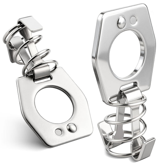 RV Water Heater Door Latch 2 Pcs Stainless Steel Cam Lock - Image 1