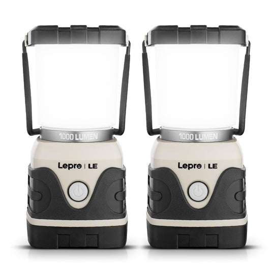 Lepro 1000LM Battery Powered LED Camping Lantern with 4 - Image 1