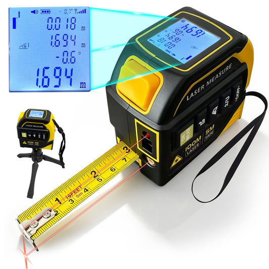 4 in 1 Laser Tape Measure, Digital Measuring Tape - Image 1