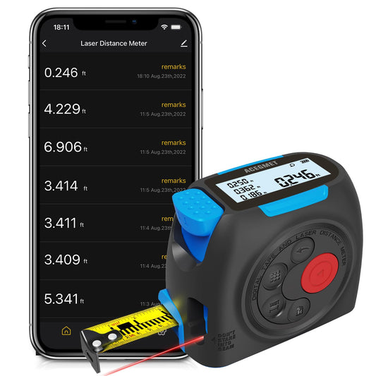 DT30 Digital Tape Measure, 131ft Laser&16ft Tape - Image 1