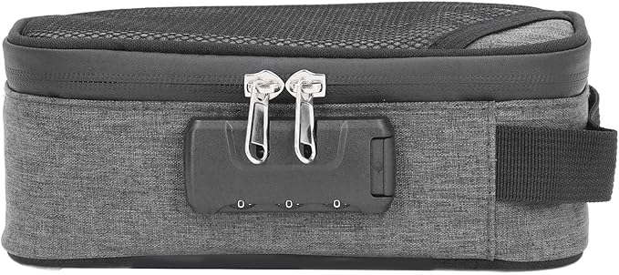Odor Proof Pouch Organizer, Code Lock Design Smell Proof Container Portable Easy Using for Travel