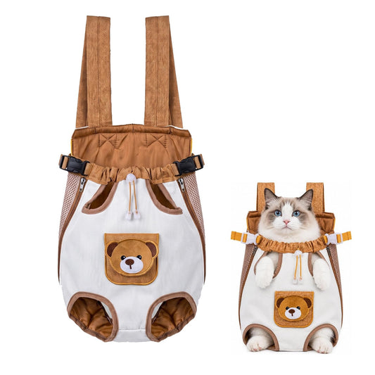 Pet Carrier Backpack, Front Carrier for Cats and Small Dogs - Image 1