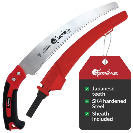 EZ Kut Kamikaze Saw Curved Blade with Scabbard - 19.3 Inch - Image 1