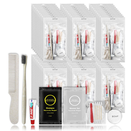 Travel Size Toiletries Bulk Personal Hygiene Kits - Image 1