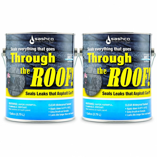Sashco - 14004-2 Through The Roof Sealant, 1 Gallon Container - Image 1