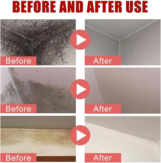 Highly Effective Removal Spray,Multi-Functional Cleaner,Wall Foaming Cleaning Sprayer For Painted Wall,Multi-Surface Cleaning Solution For Tile, Grout, Concrete, Fabric,Bathrooms, Kitchens (2pcs)