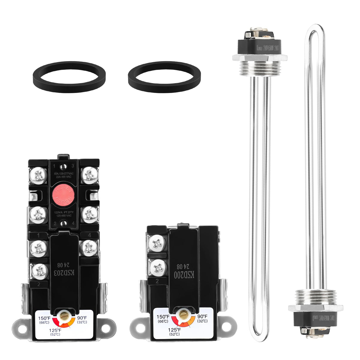 EWH-01 Electric Water Heater Tune-Up Kit, Water Heater Parts Fit - Image 1