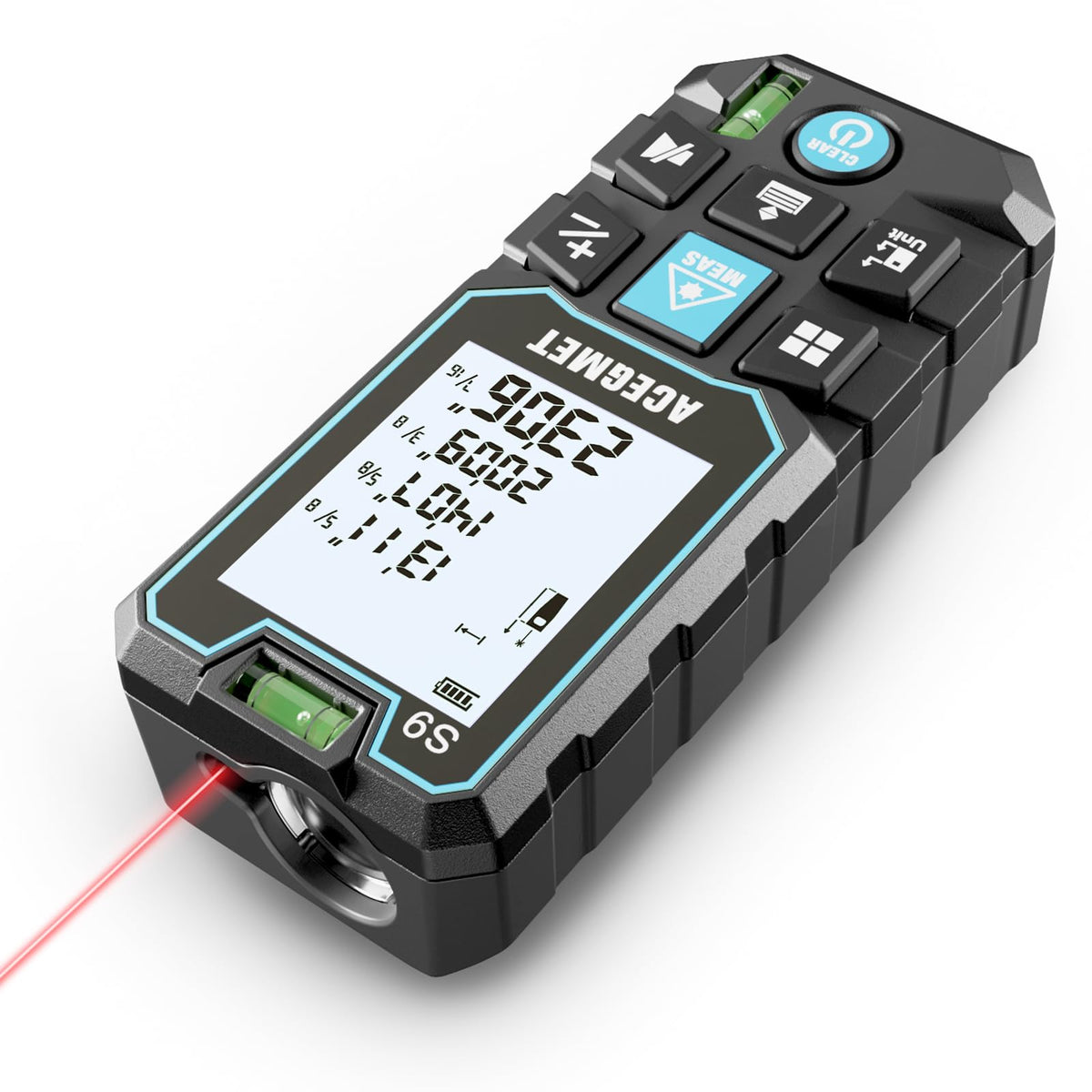 S9 229ft/70m Laser Measuring Tool, LCD Backlit Display - Image 1