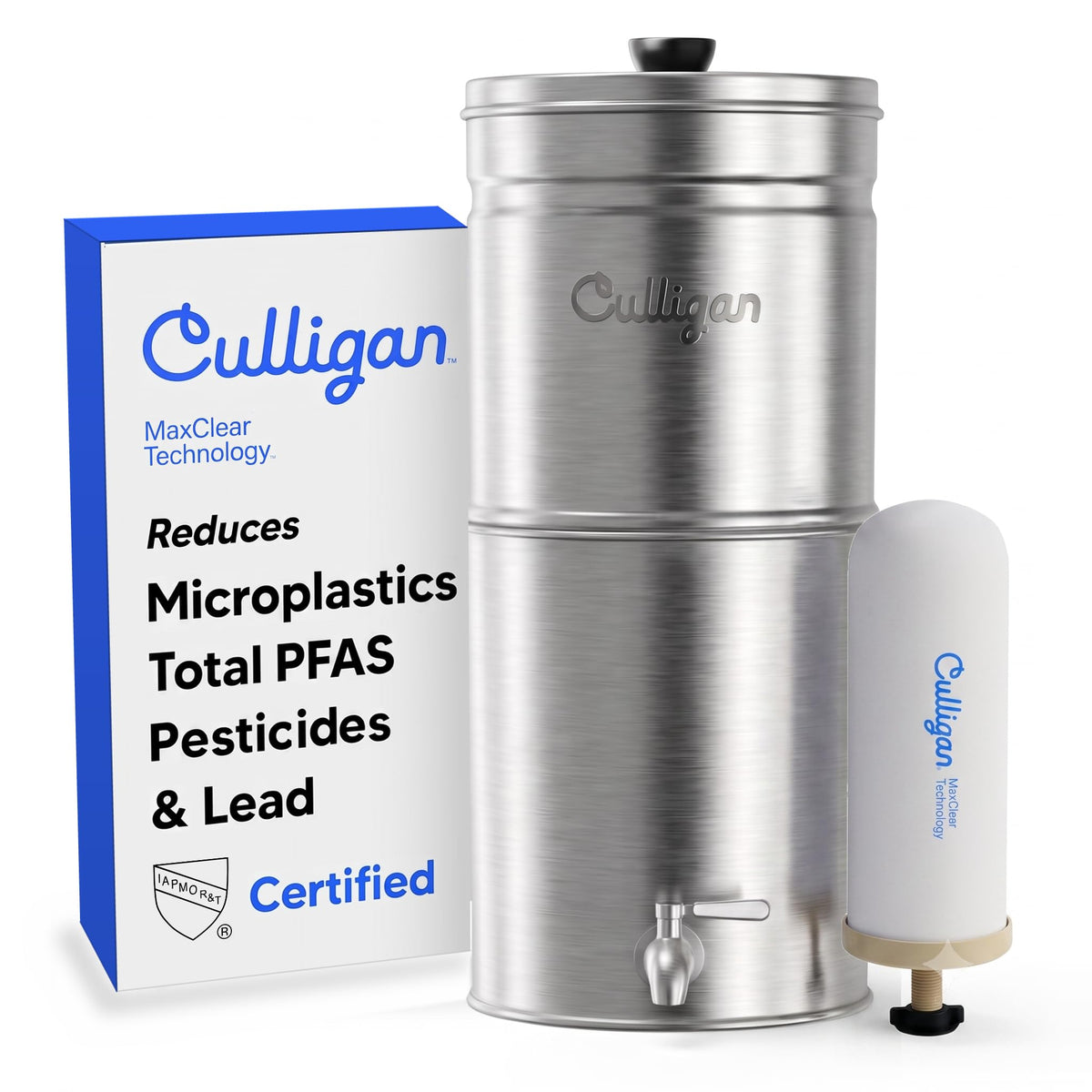 Culligan MaxClear Gravity Water Filter System - Microplastics - Image 1