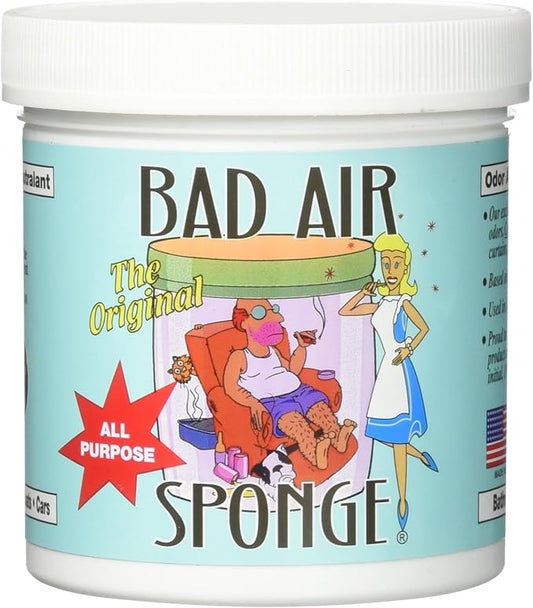 Bad Air Sponge Odor Absorber, Home & Pet Odor Eliminator, Bad Smell Eliminator for Indoor Air, 14 oz