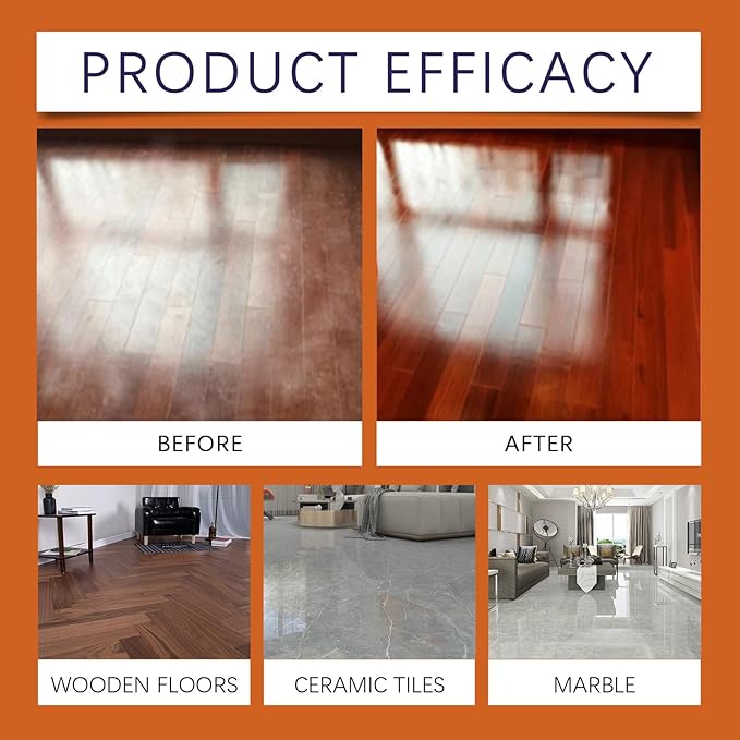 Pumpkin Spice Mop Soap, Floor Cleaner for Mopping, Brazilian Waves Mop Soap, Fall Scent Floor Cleaner, Multisurface Bathroom & Kitchen Mops Soaps, Concentrated Formula, for Wood and Tile (2)