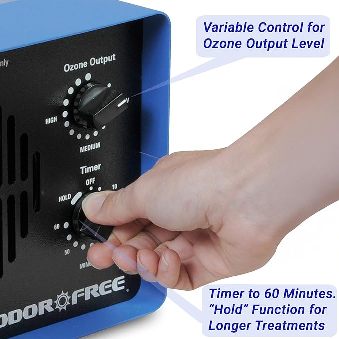 Autel 1000 Ozone Machine Odor Removal for Eliminating Smells and Permanently Removing Pet, Car and Musty Odors - Ozone Generator for Autos, Hotels and Small Spaces With Short Treatment Times