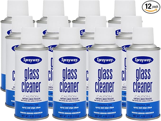 Sprayway Glass Cleaner 4OZ (12 Packs)