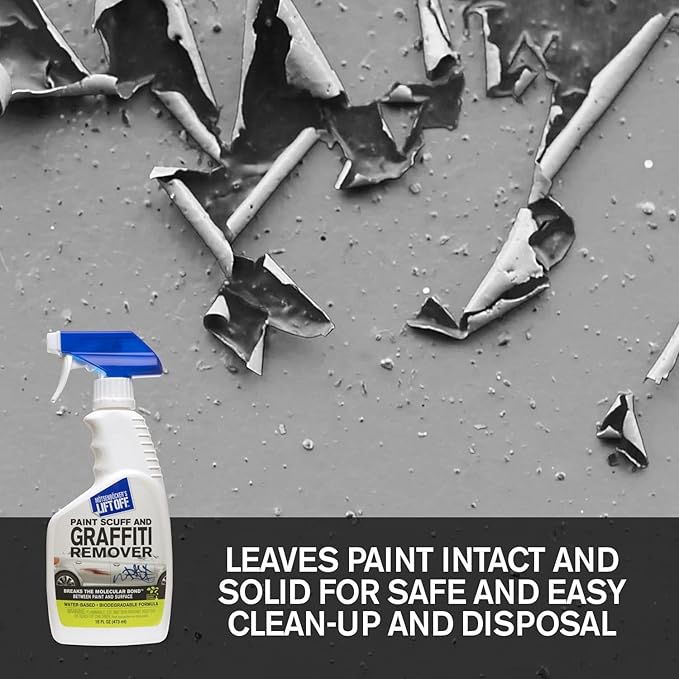 Motsenbocker's Lift Off 45406-6PK Paint Scuff and Graffiti Remover – Easily Removes Paint Scuffs, Spray Paint, and Acrylic from Cars, Trucks, Boats, RVs & More – 16 fl oz (Pack of 6)