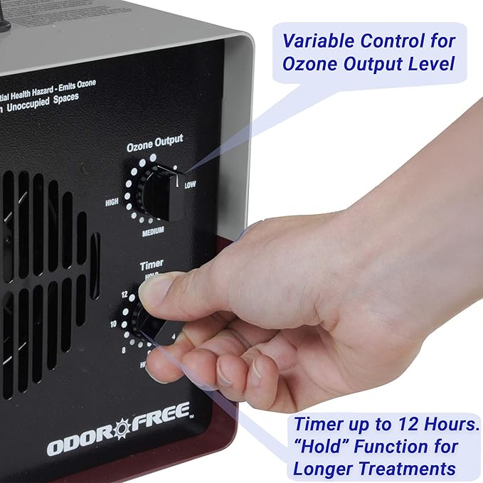 Estate 4000 Ozone Generator for Eliminating Odors from Large Homes & Offices, Townhouses and Commercial Spaces at their Source - Easily Treats Up To 4000 Sq Ft