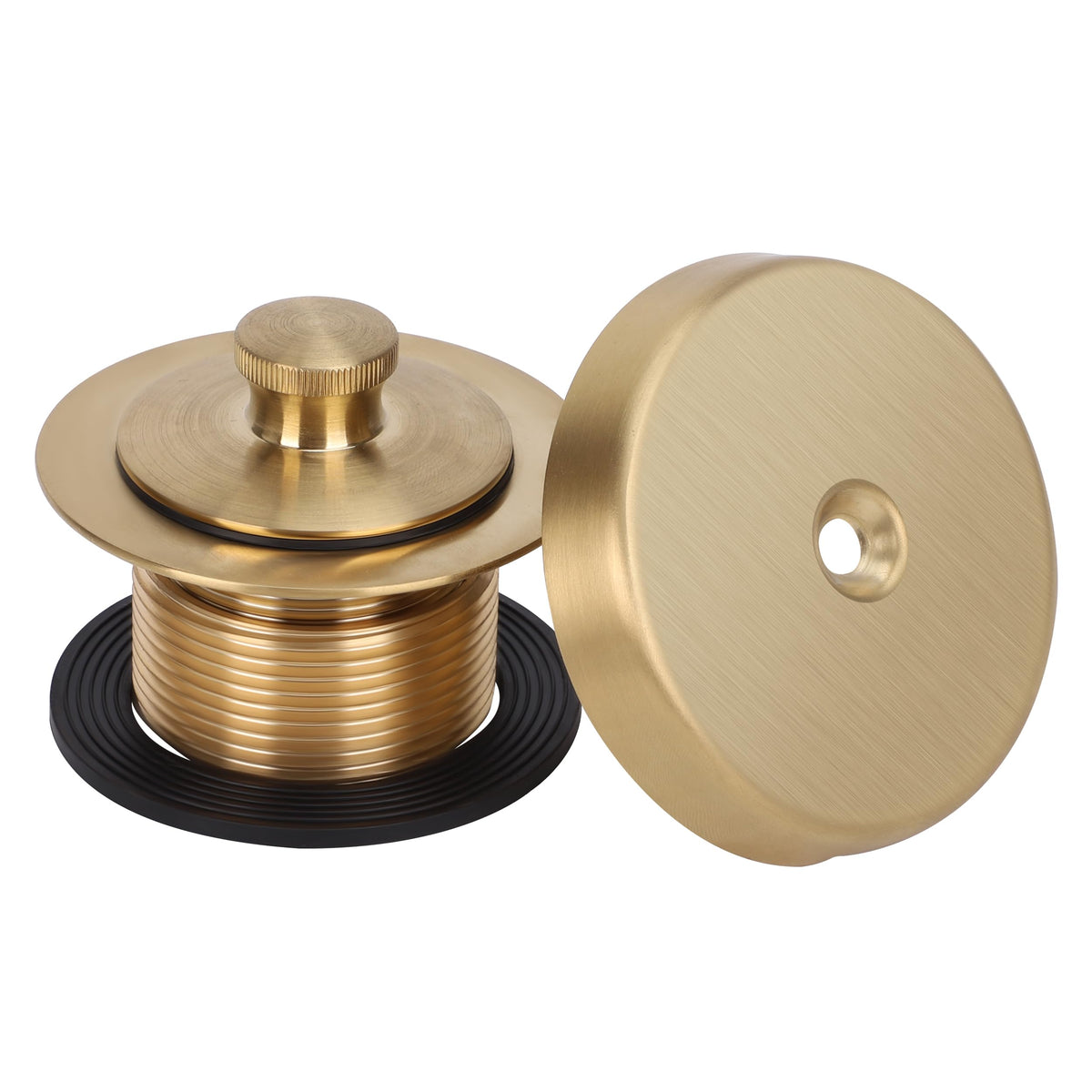 Lift Turn Tub Drain Trim Kit with One Hole Overflow - Image 1