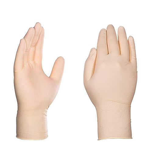 GLOVEWORKS unisex adult 100 Gloves, Beige, X-Large Pack of US